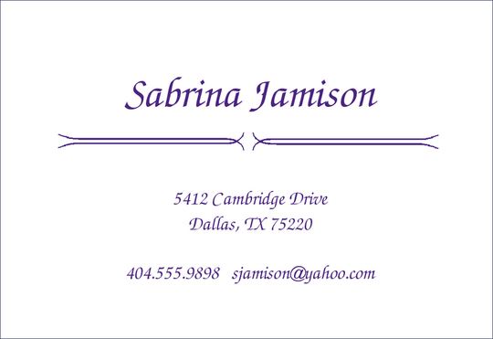 Jamison Calling Cards